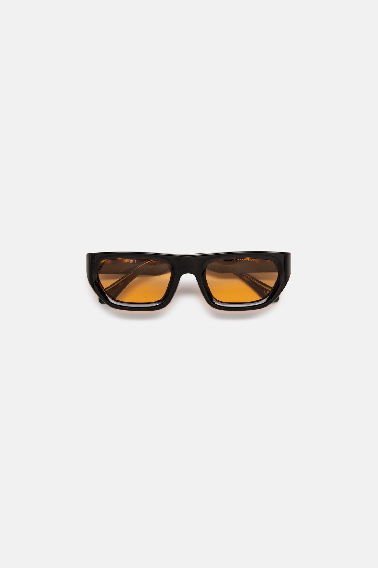 Uma Sunglasses Black Tortoiseshell w/ Orange Lens