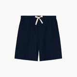pique shorts navy