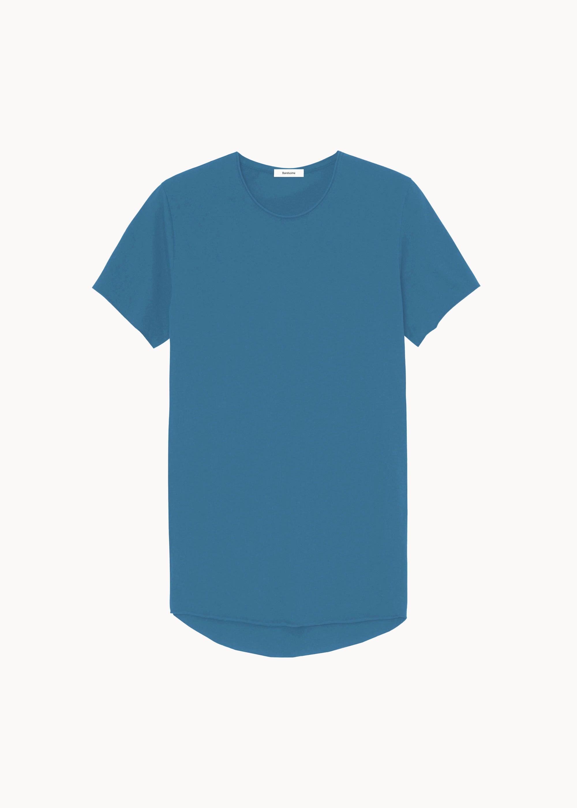 certified organic cotton Australian made t-shirt - cobalt short sleeve