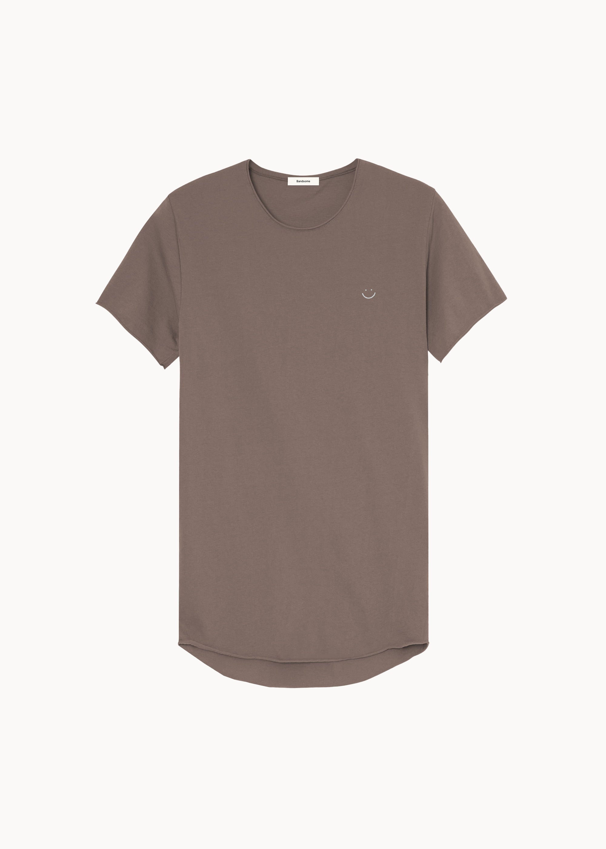 Certified Organic Cotton Short Sleeve T-Shirt - Umber Smiley