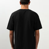 Pique T-Shirt Black Smiley