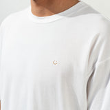 T-Shirt Piqué Smiley Blanc