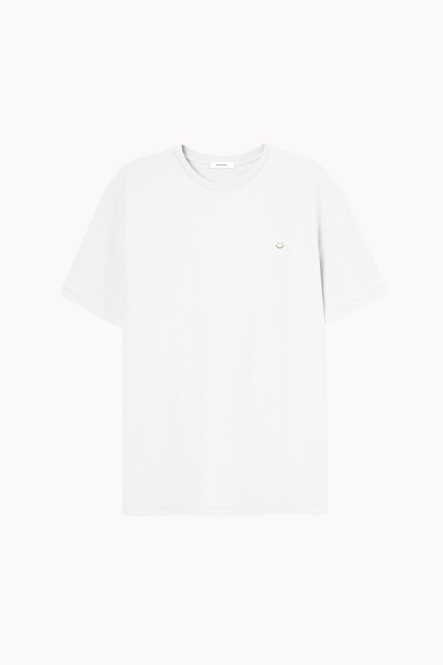 Pique T-Shirt White Smiley