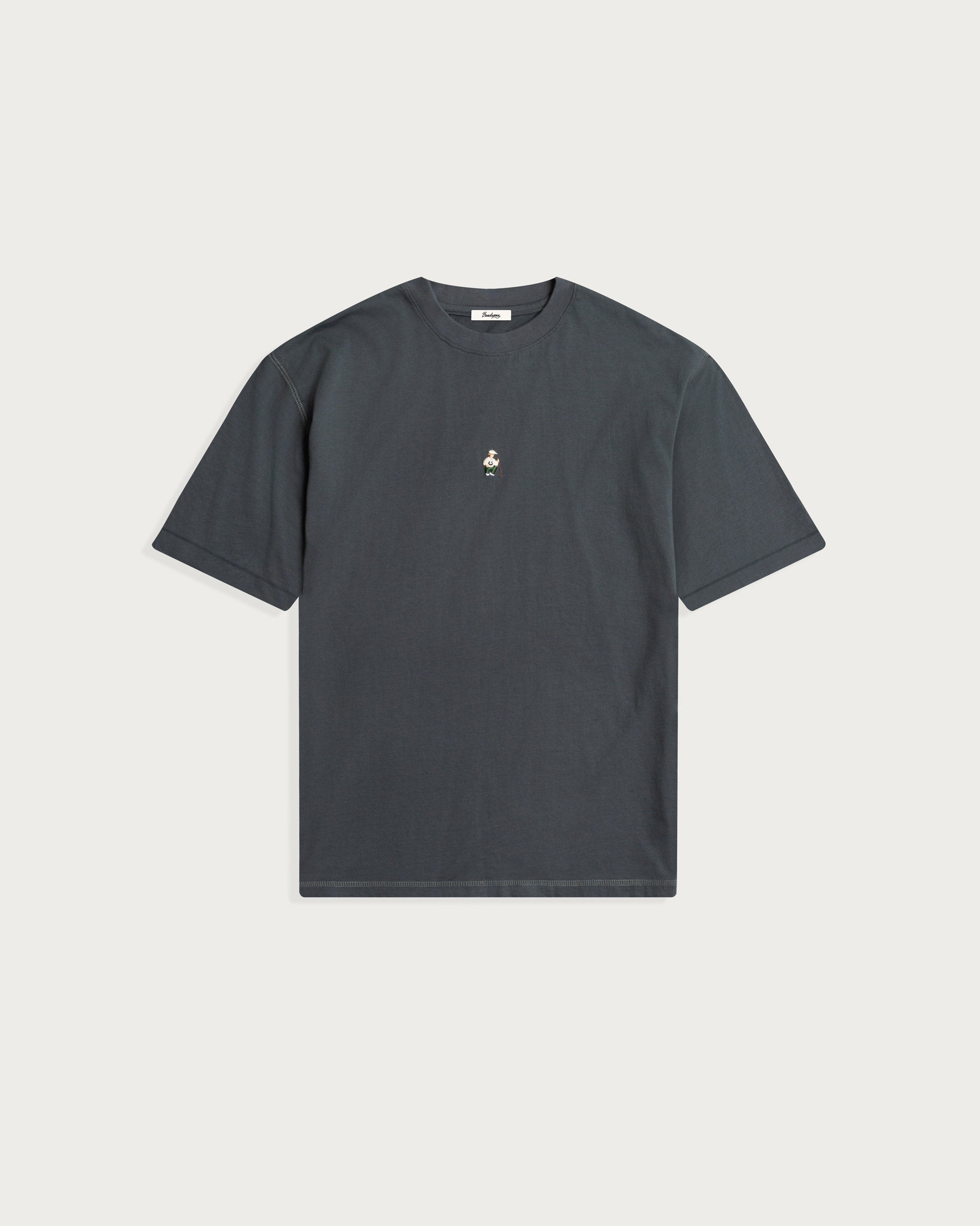 Box T-Shirt Charcoal Blue Golfer