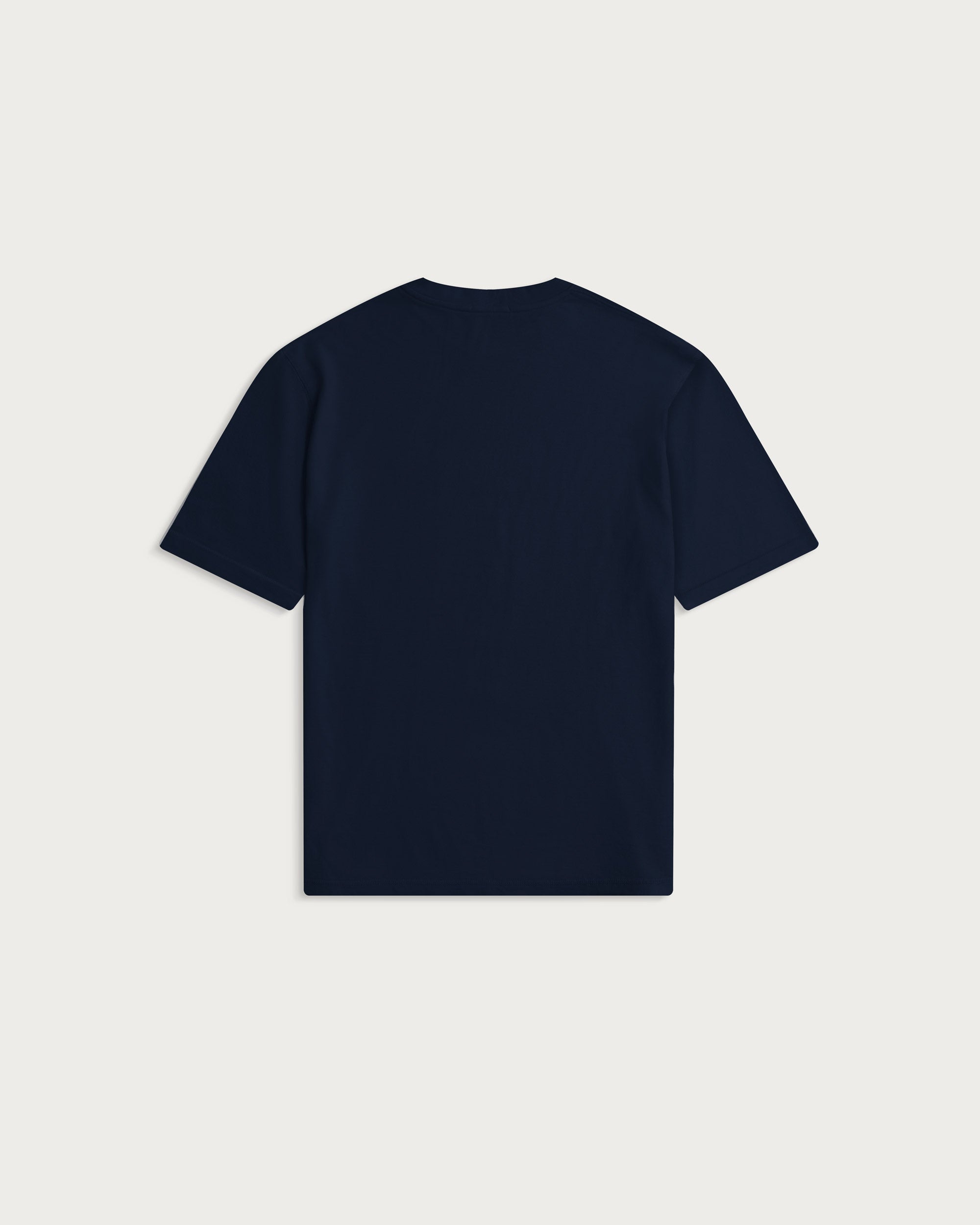 Box T-Shirt Navy Lying Man-3