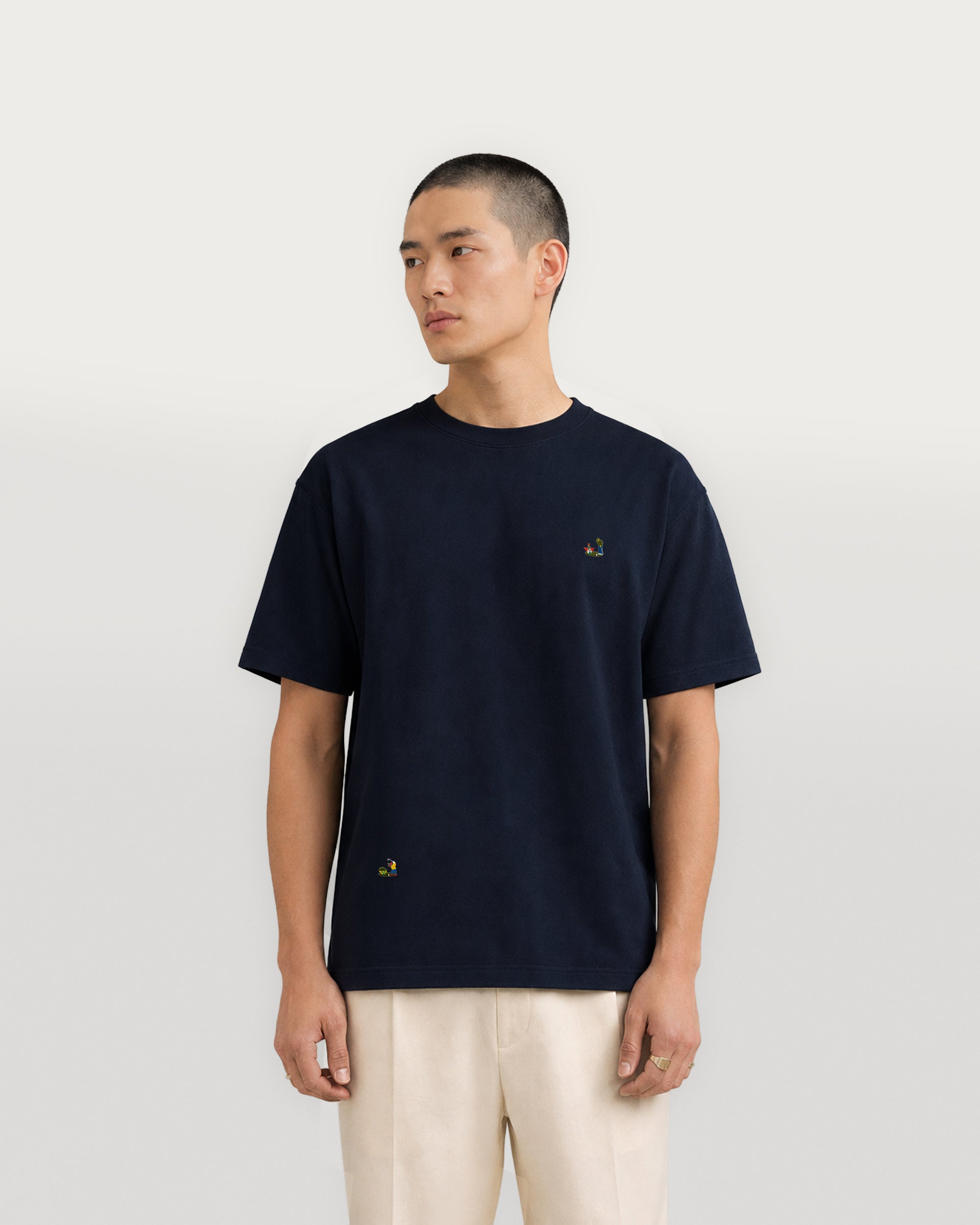 Box T-Shirt Navy Putt Putt-3