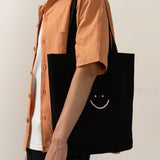 Pocket Tote Bag Black