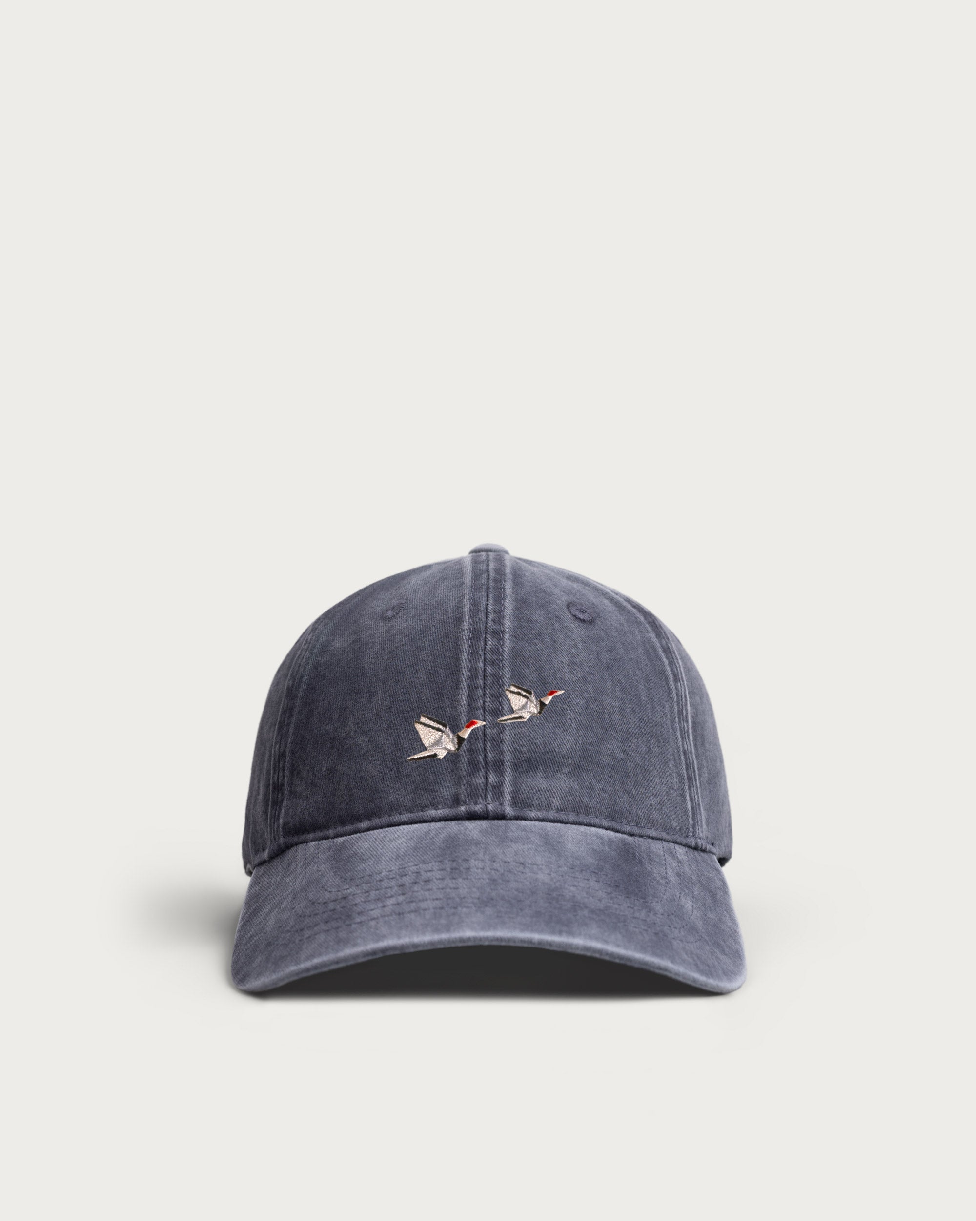 Iki Origami Cranes Cap Vintage Charcoal