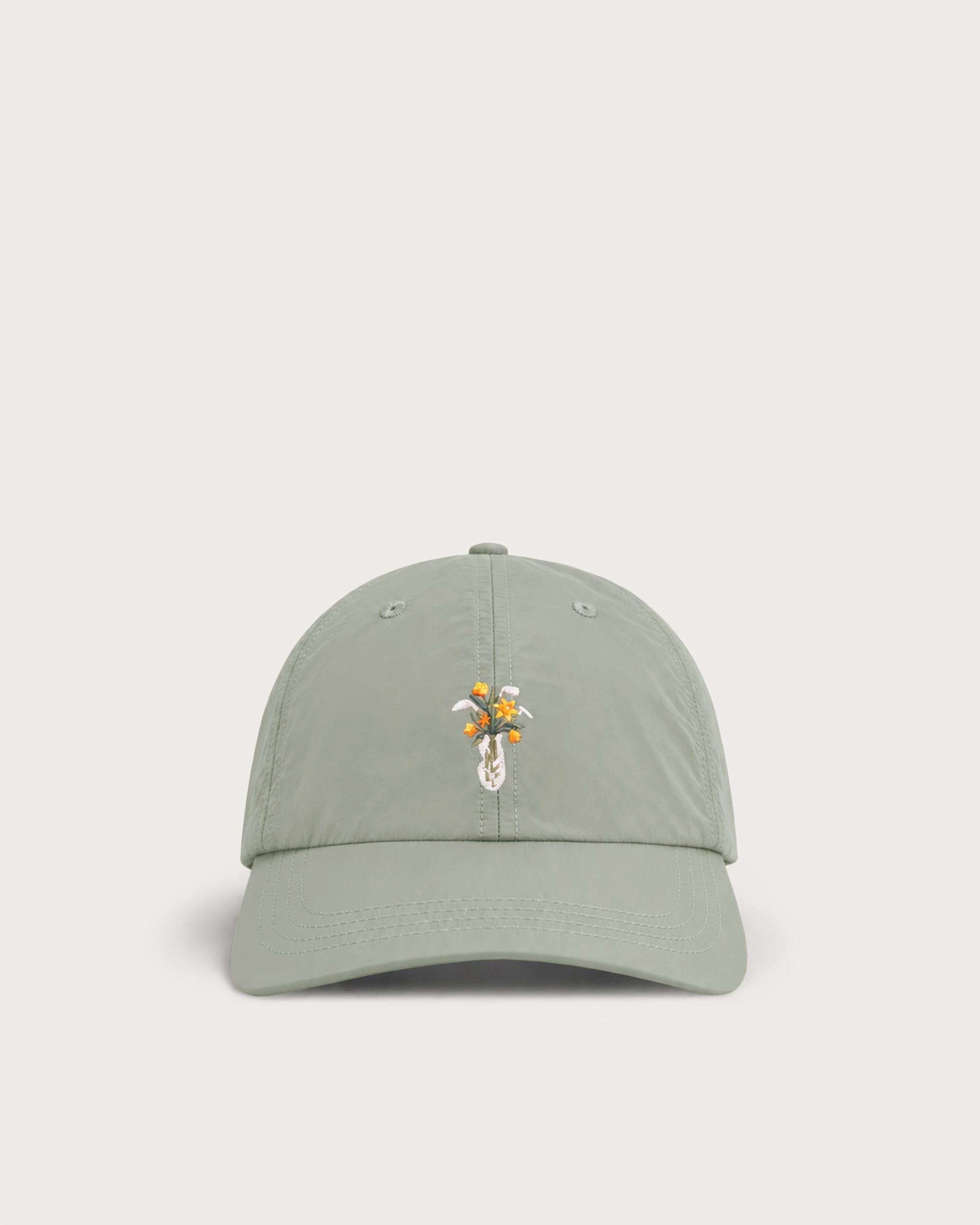 Fairway Flowers Nylon Cap Olive-1