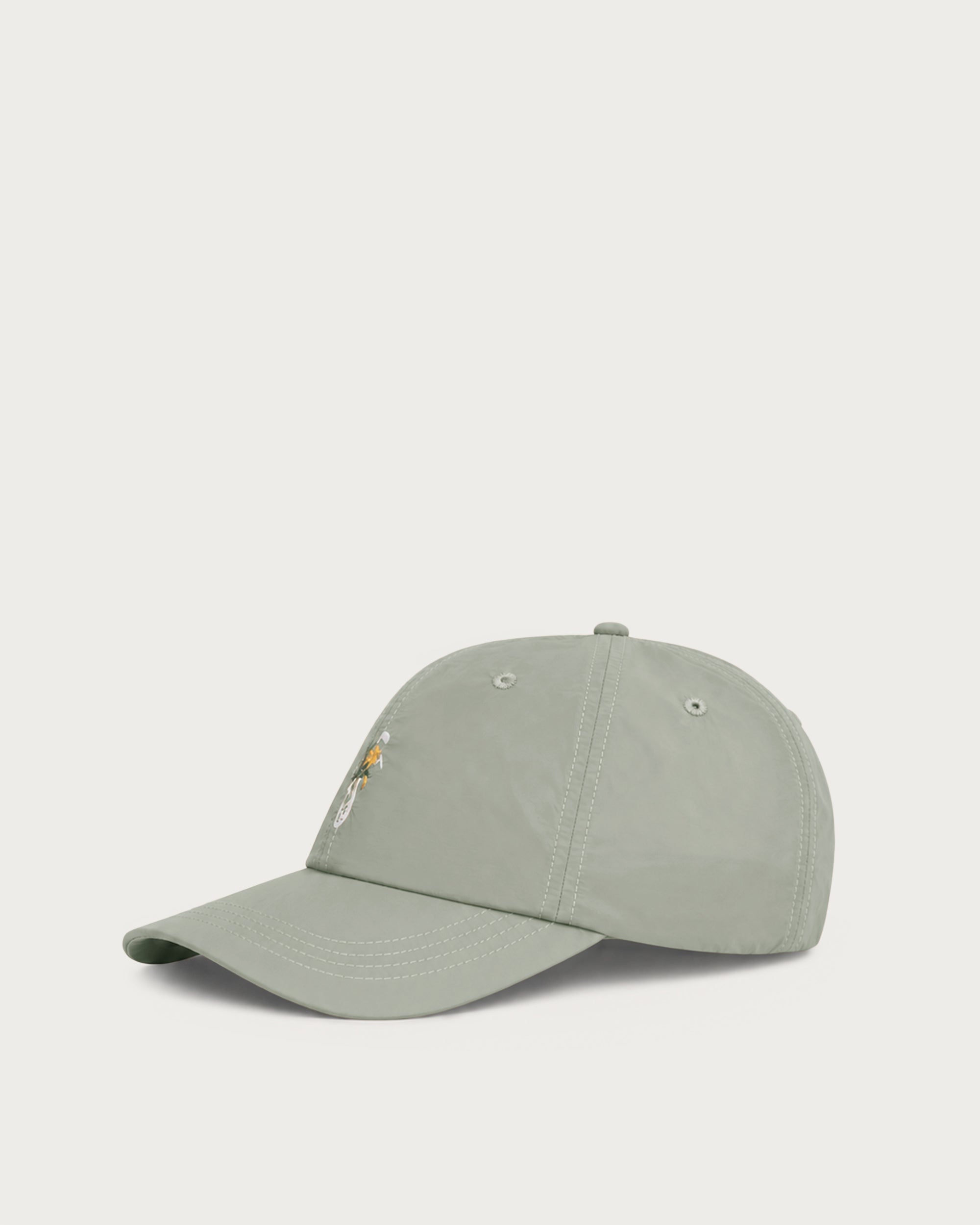 Fairway Flowers Nylon Cap Olive-2