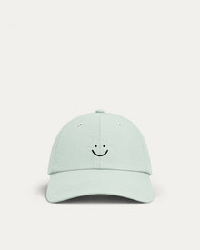Smiley Nylon Cap Mint Green