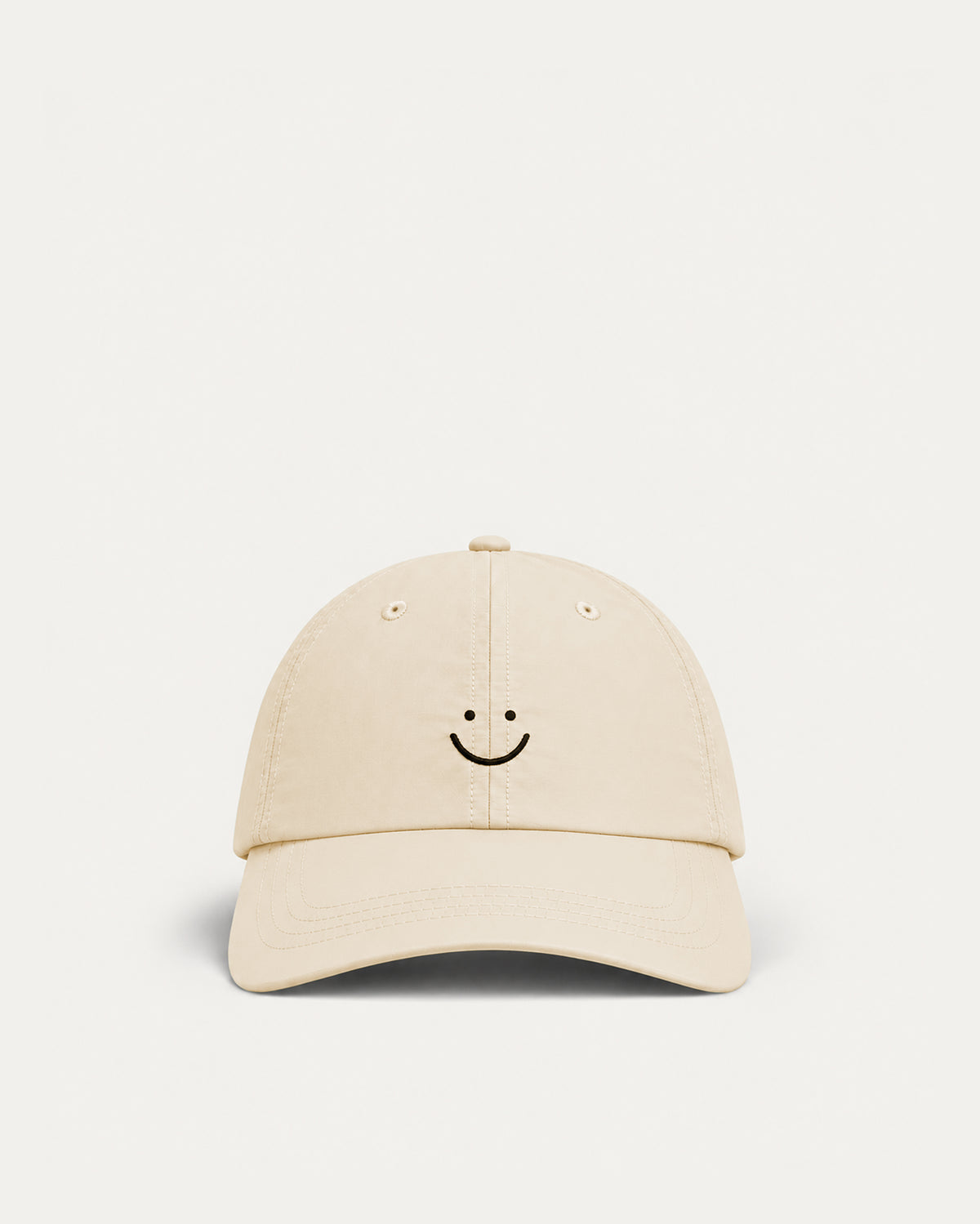 Smiley Nylon Cap Natural-1