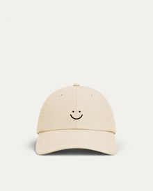 Smiley Nylon Cap Natural