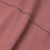 box t-shirt burgundy stitch