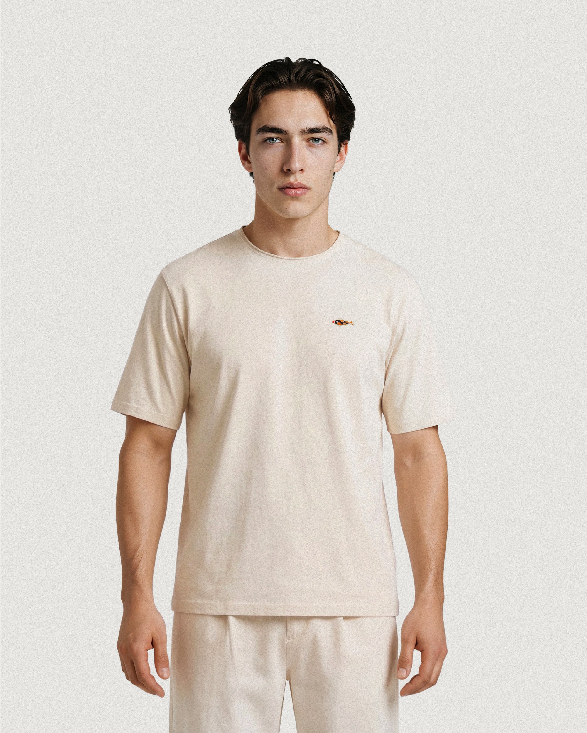 Iki Raw Classic T-Shirt Sandstone Koi Soy-3