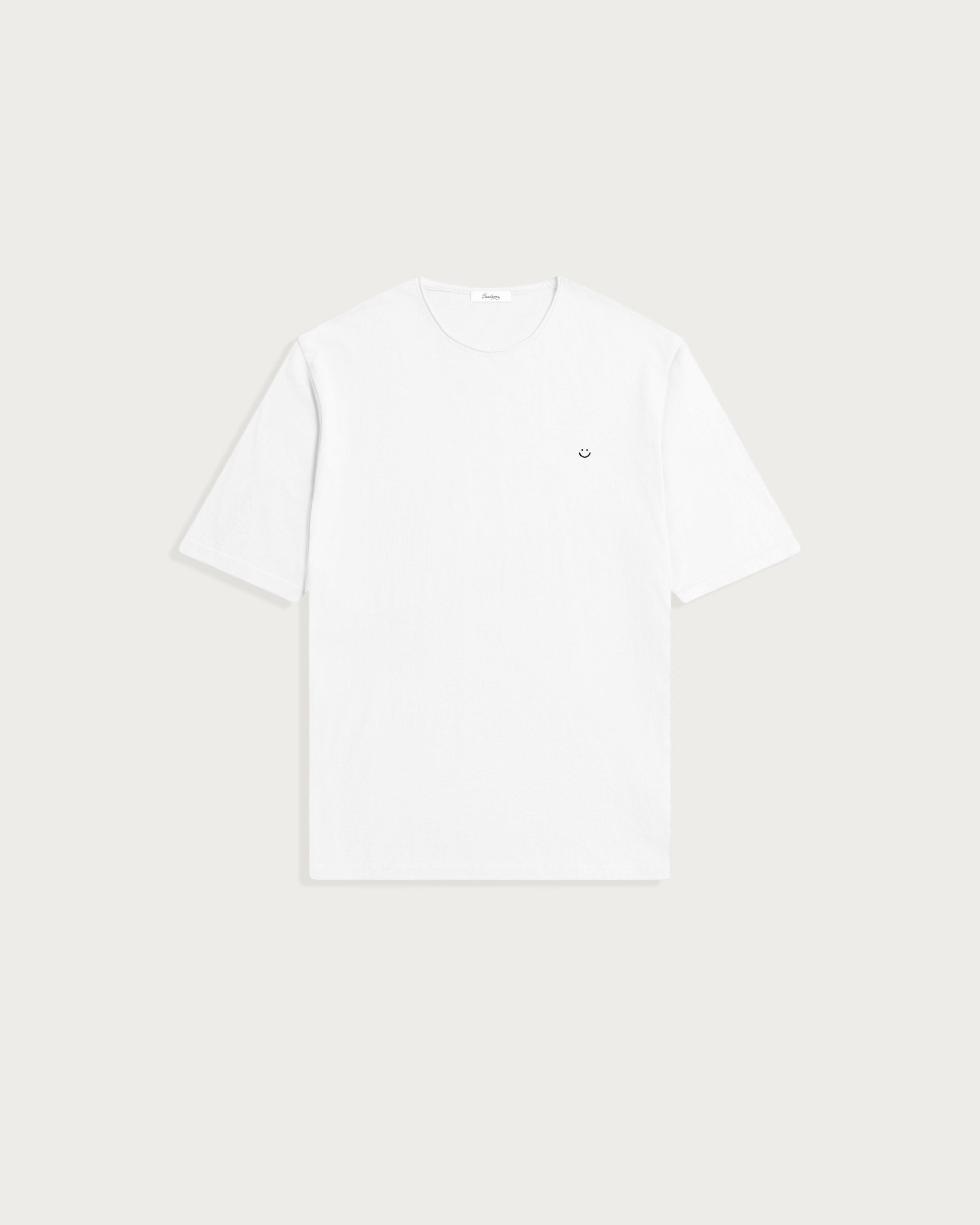 Raw Classic T-Shirt White Smiley-1