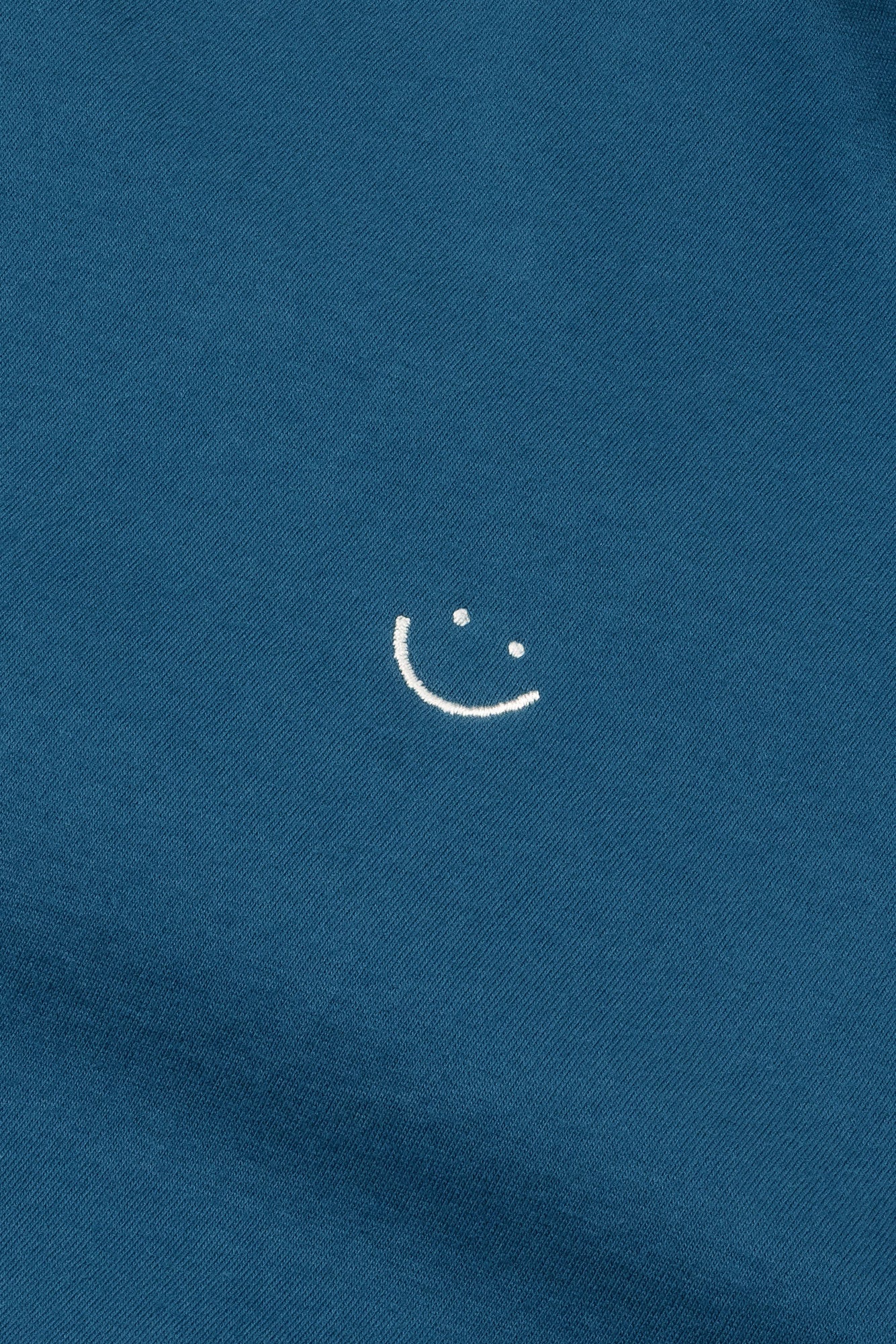 original raw t-shirt cobalt smiley
