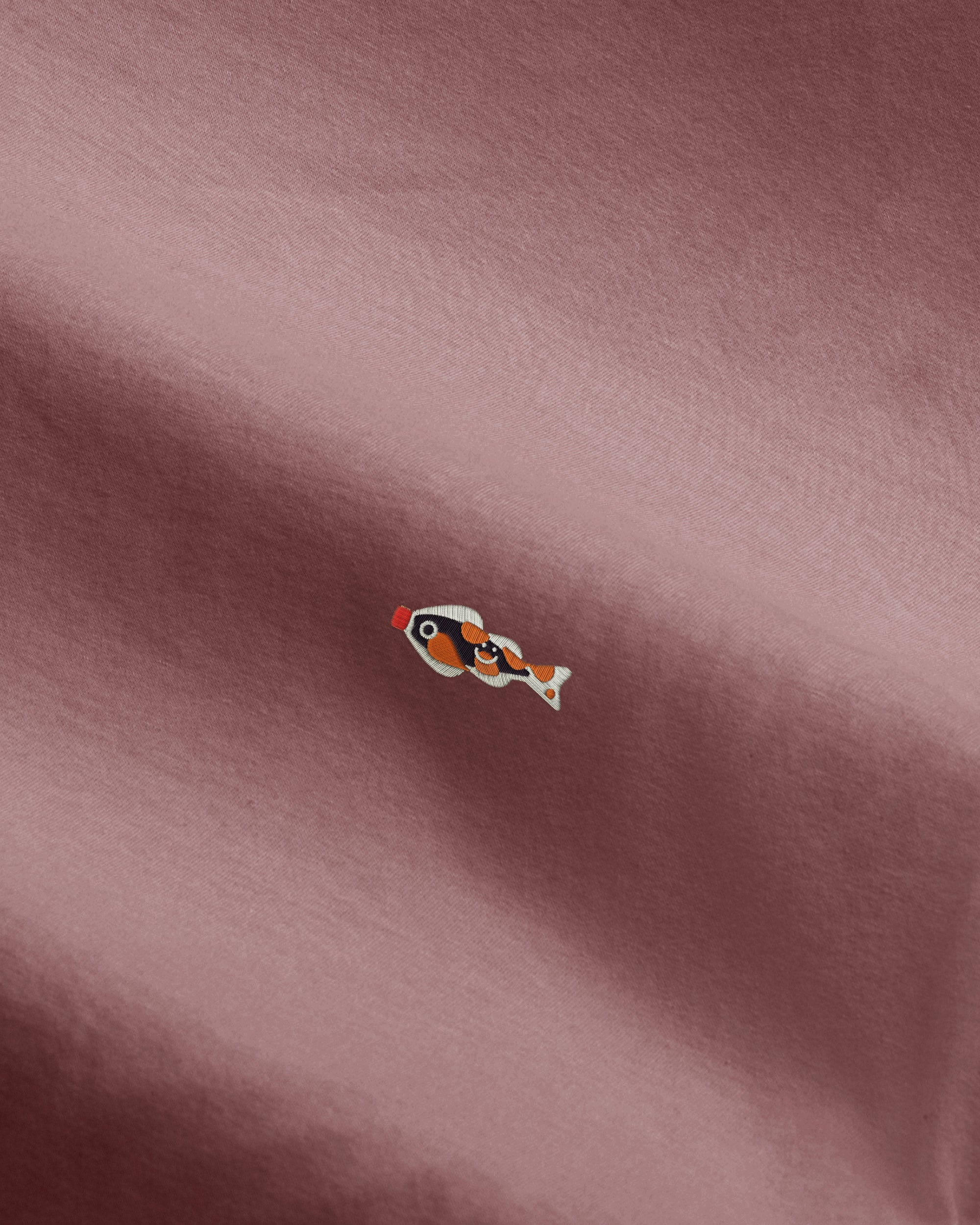 Iki Raw Classic T-Shirt Burgundy Koi Soy