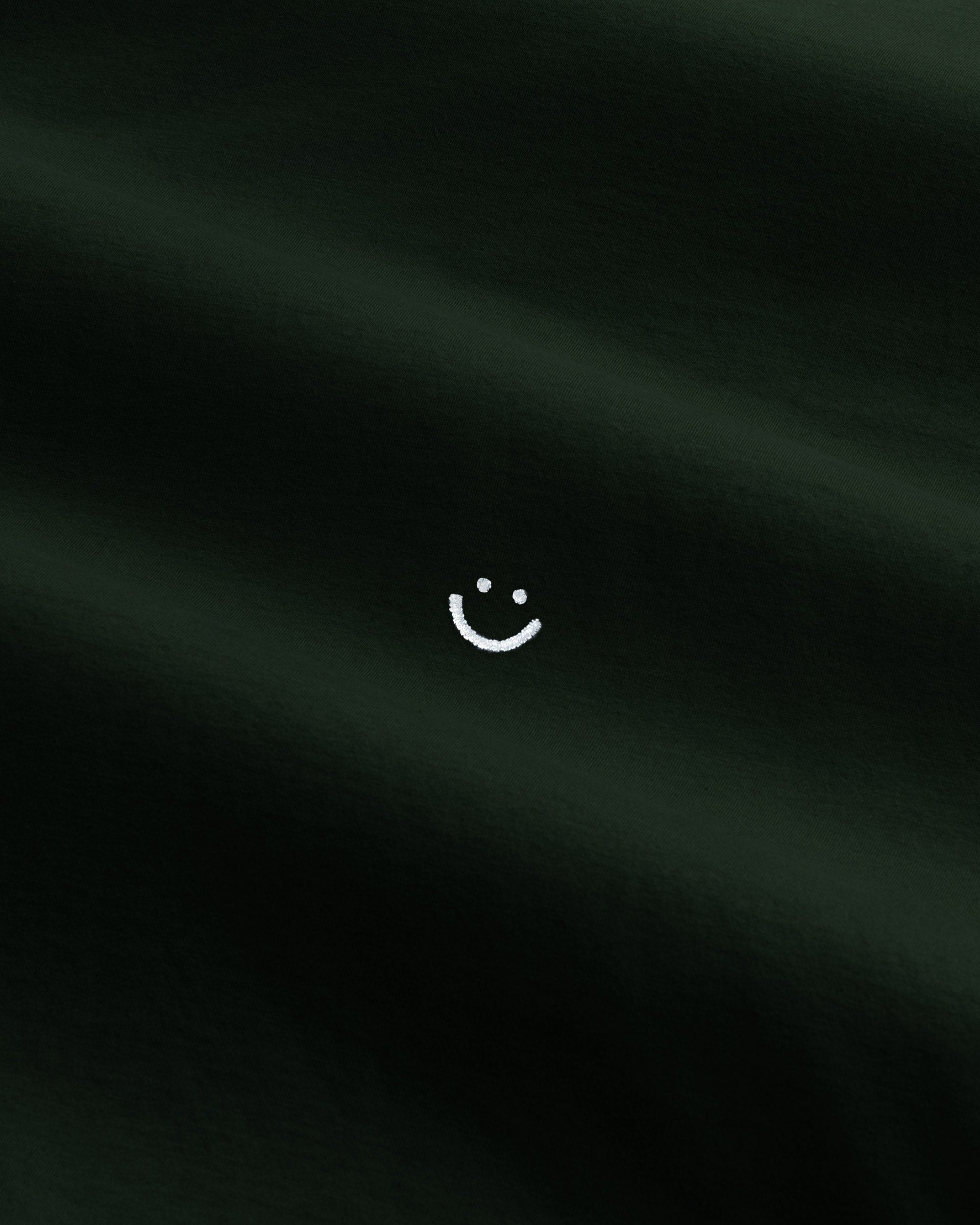 long sleeve jersey t-shirt forest green smiley-3