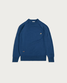 Australian Merino Wool Top Marine Blue Fisherman