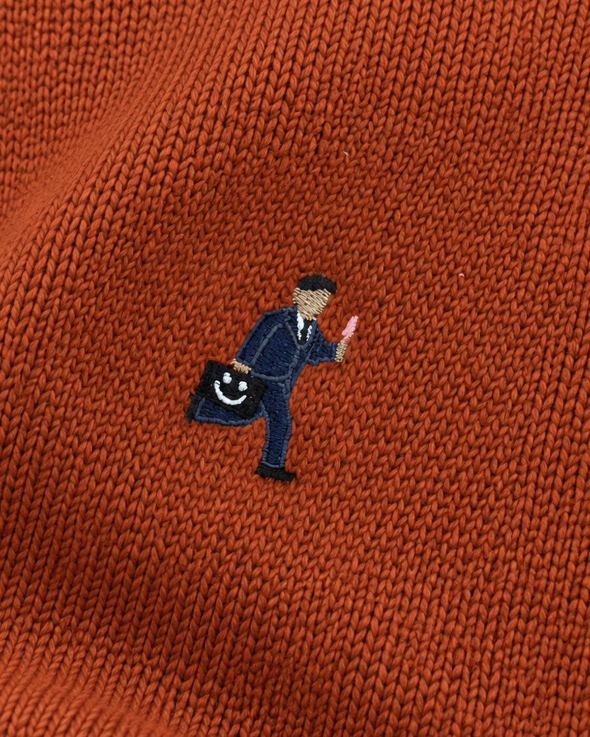 Australian Merino Wool Top Terracotta Working Man