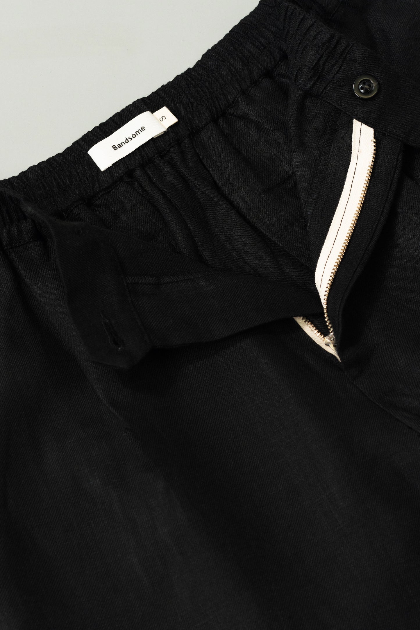 Elasticated Trouser Black