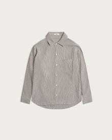 Iki LS Shirt Natural Stripe