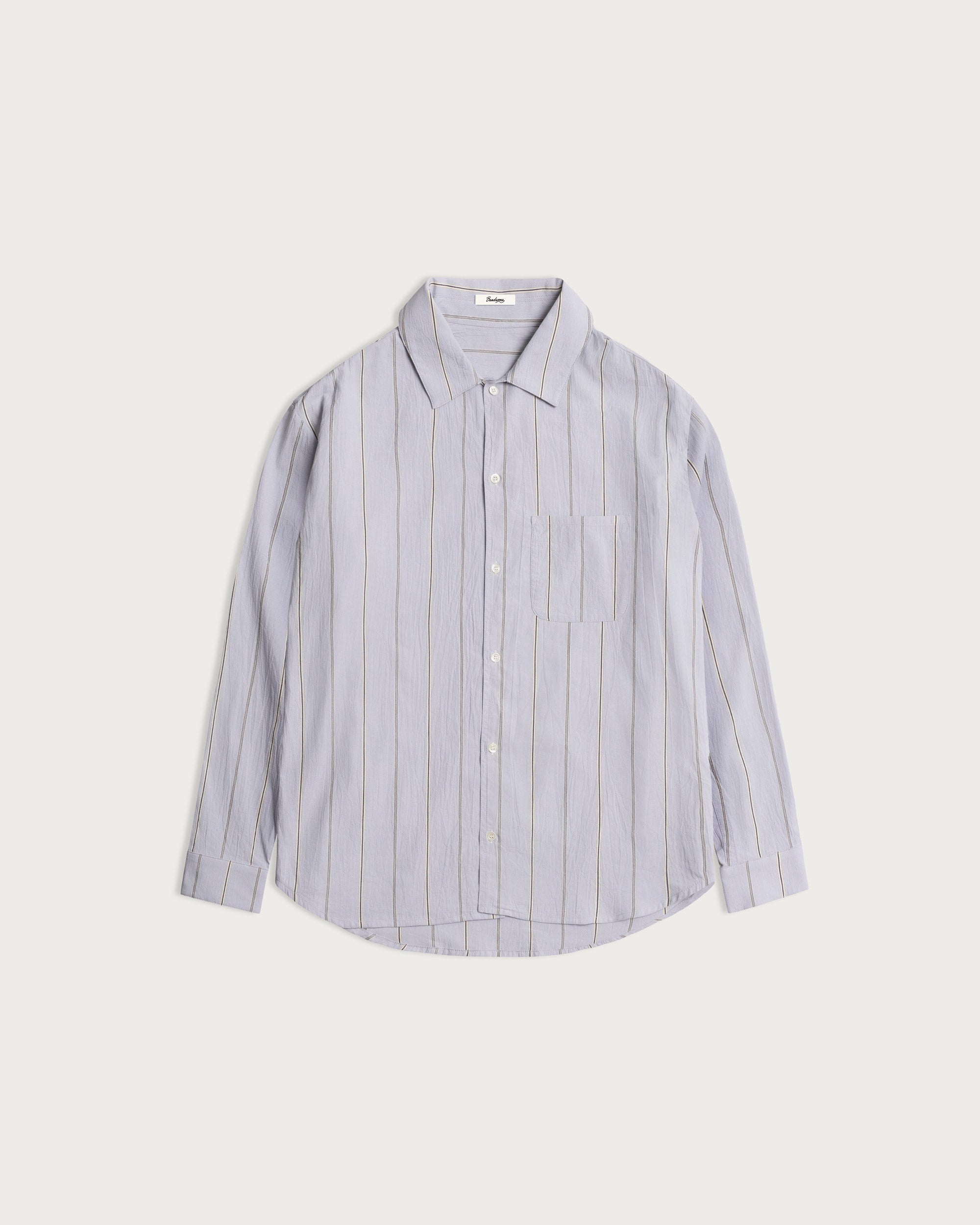 Iki LS Shirt Blue Stripe