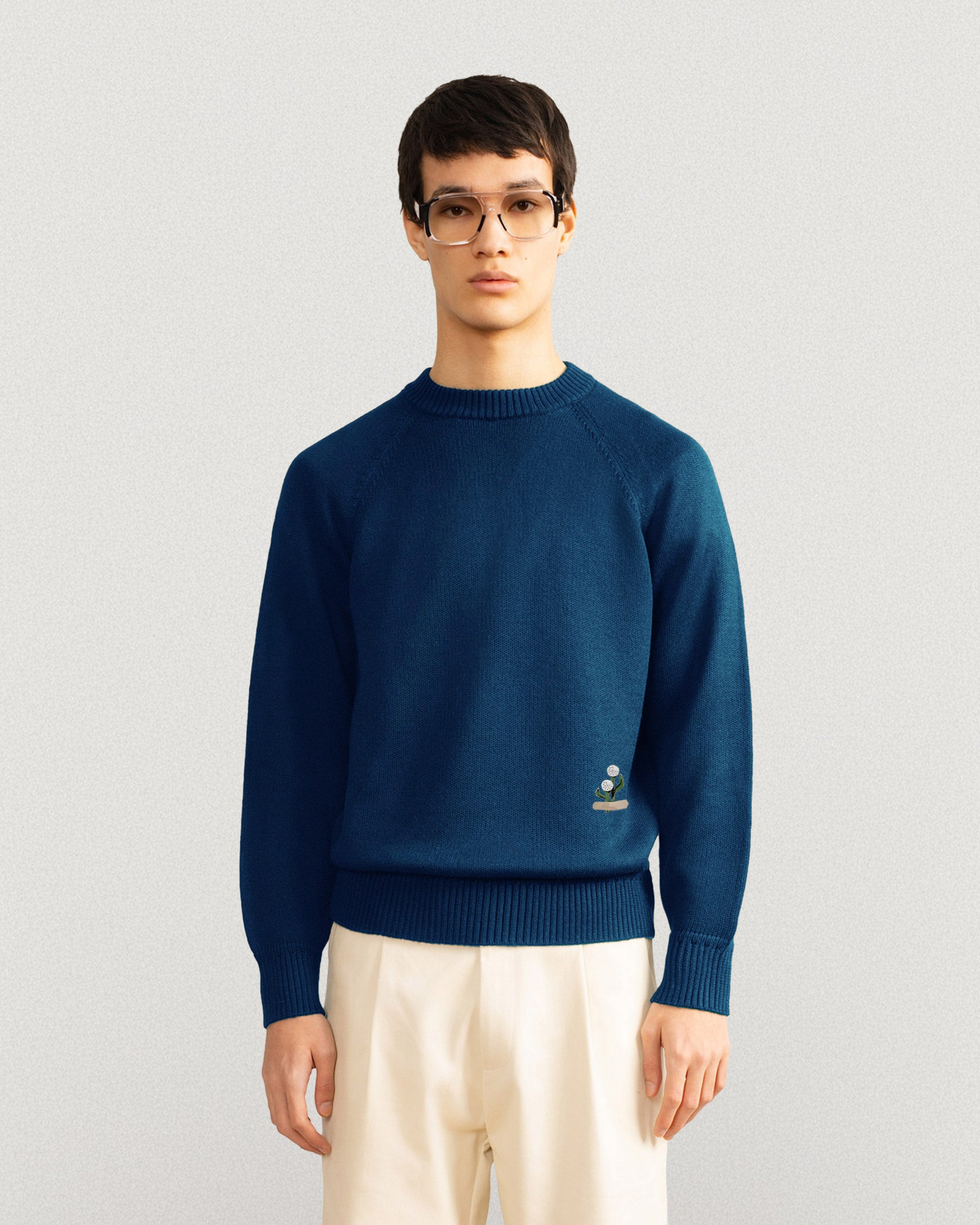 Australian Merino Wool Top Marine Blue Dandelion