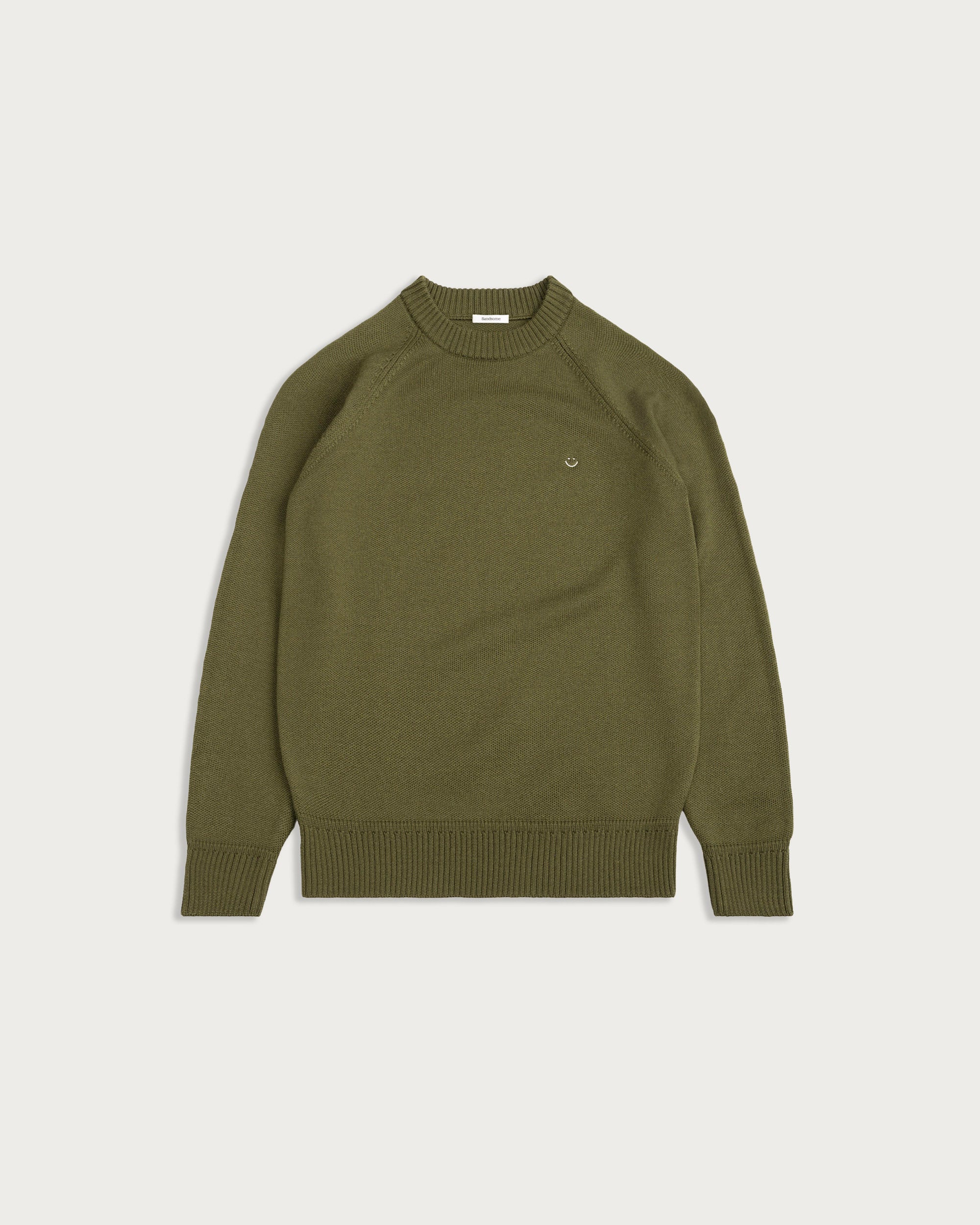 Australian Merino Wool Top Olive Green