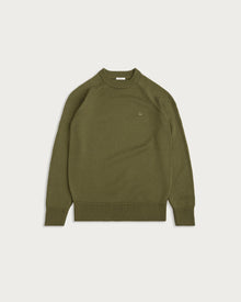 Australian Merino Wool Top Olive Green