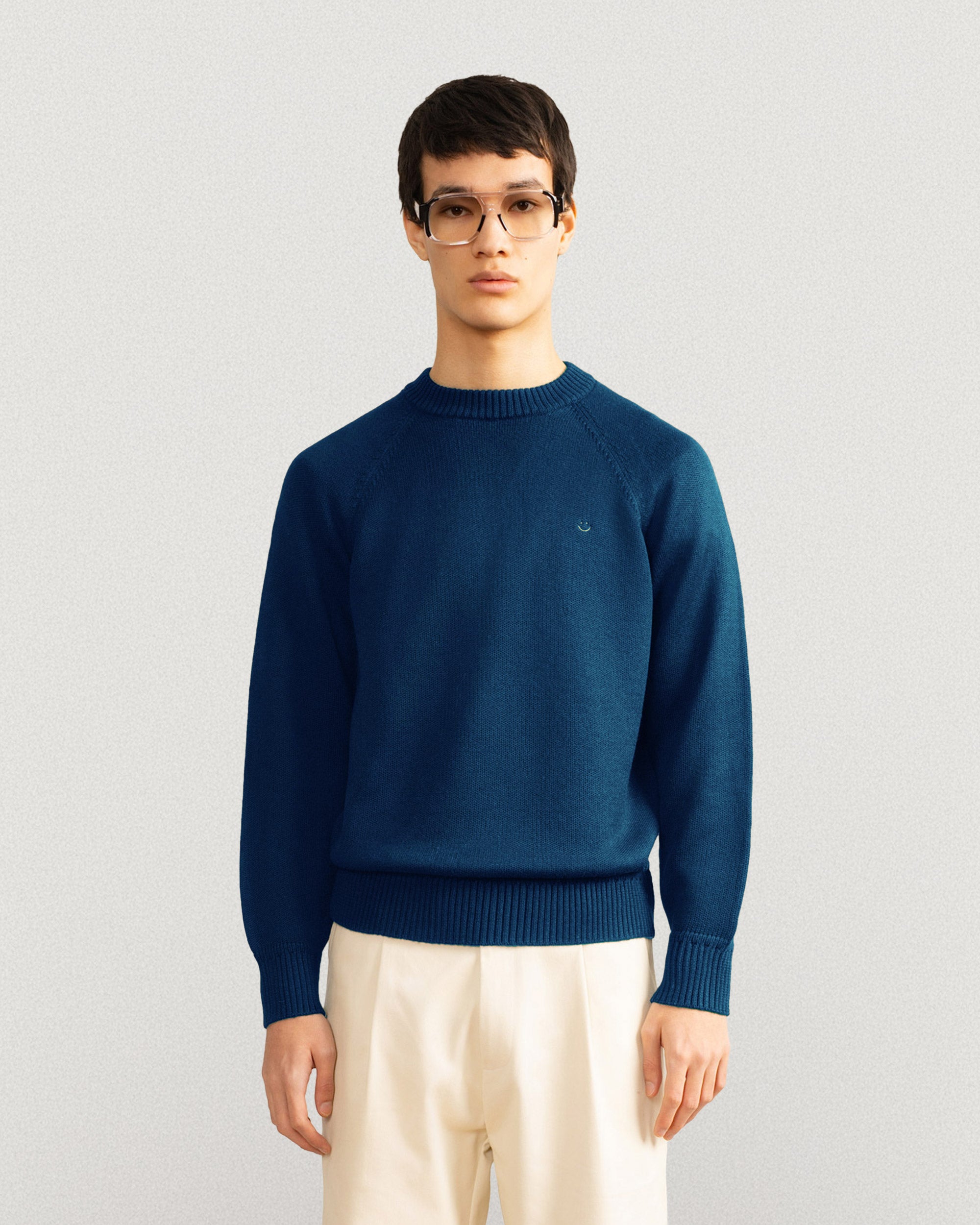 Australian Merino Wool Top Marine Blue