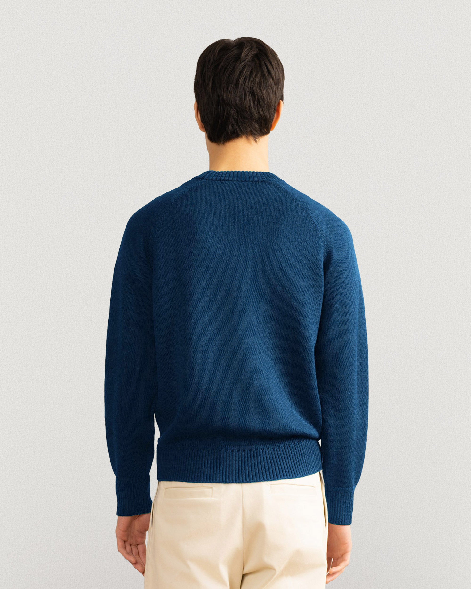 Australian Merino Wool Top Marine Blue-3