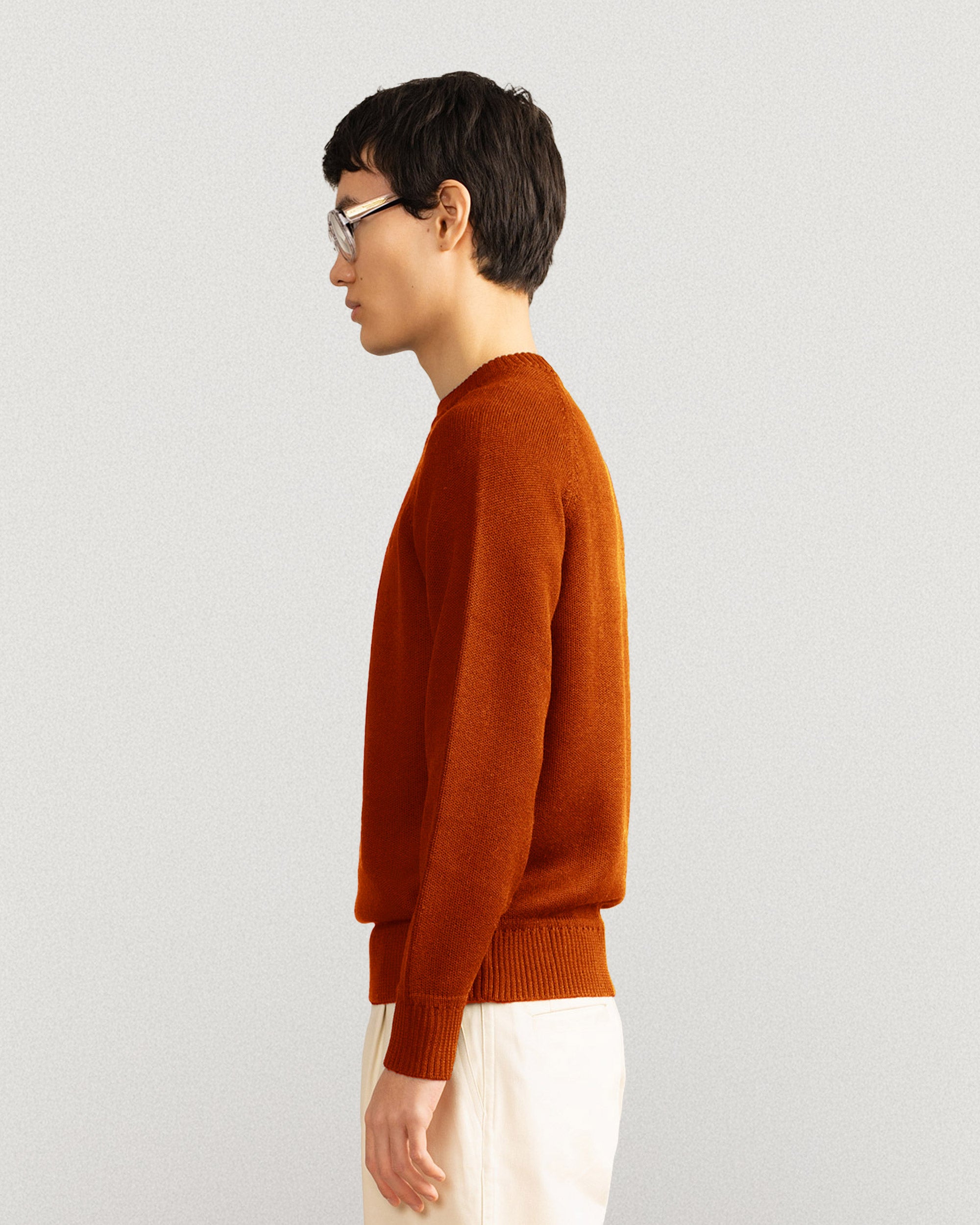 Australian Merino Wool Top Terracotta-2