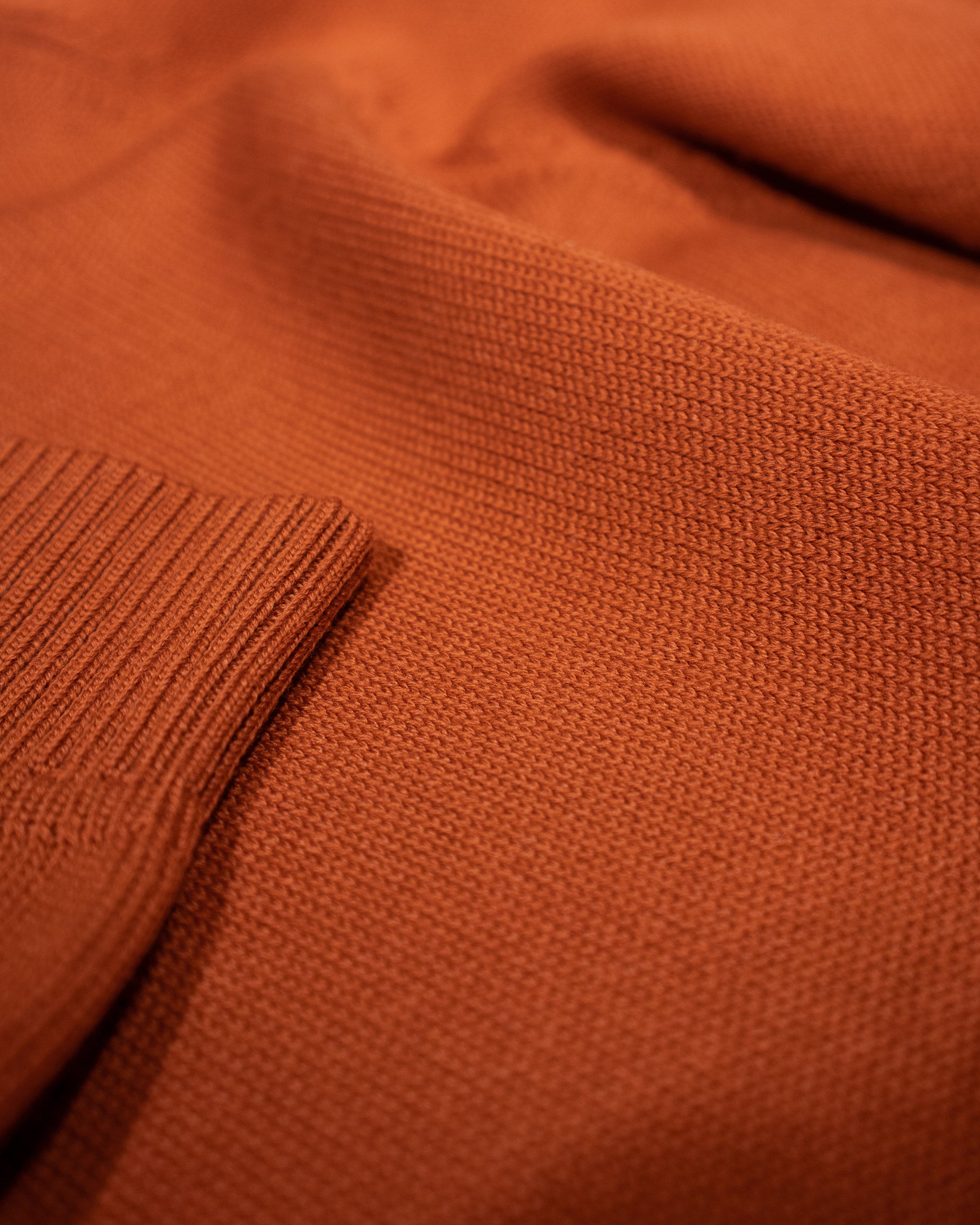 Australian Merino Wool Top Terracotta Smiley-3