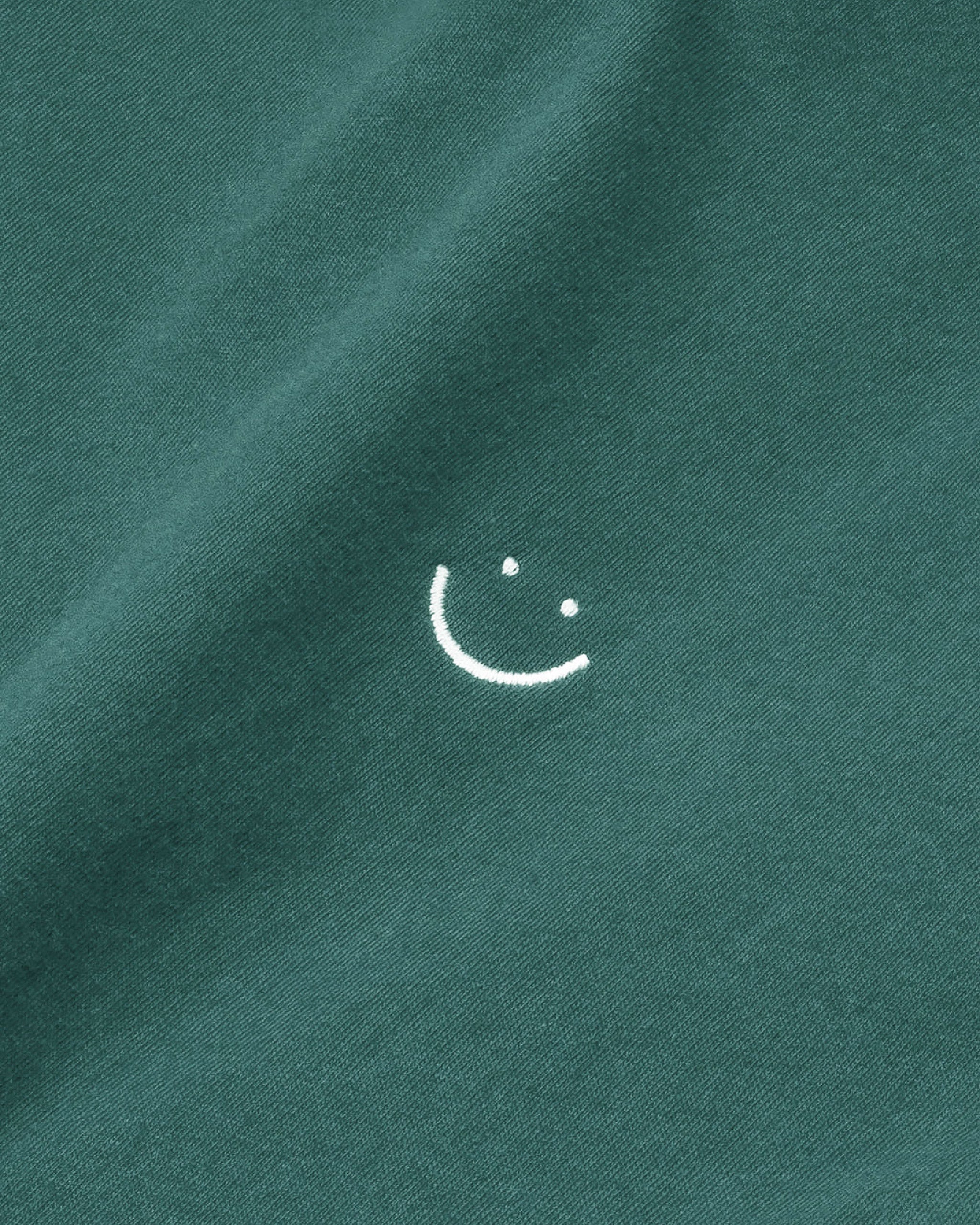 Bandsome original raw t-shirt in ocean smiley - Australian made organic cotton top