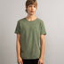 Bandsome original raw t-shirt in palm smiley - Australian made organic cotton top
