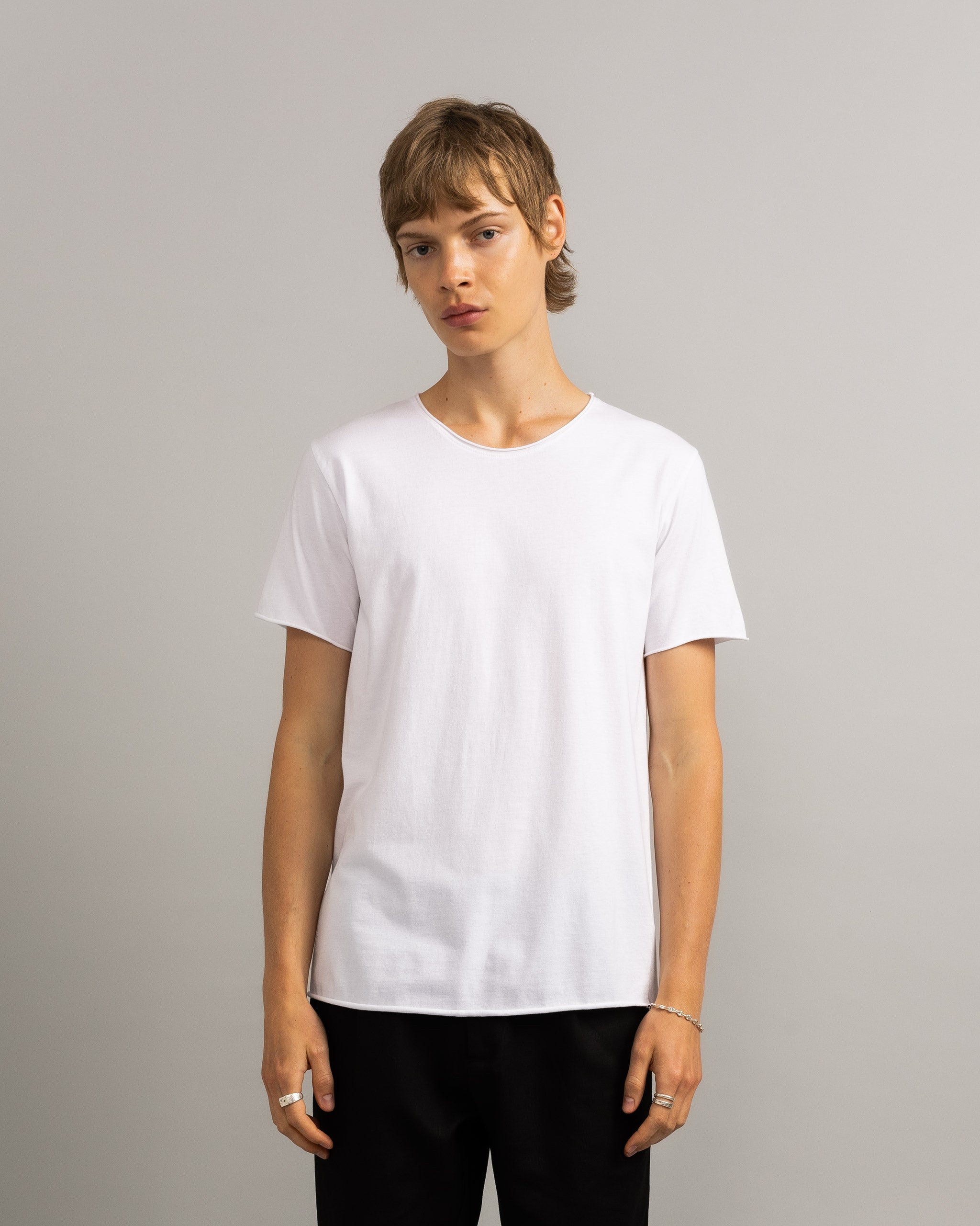 Bandsome original raw t-shirt in plain - Australian made organic cotton top