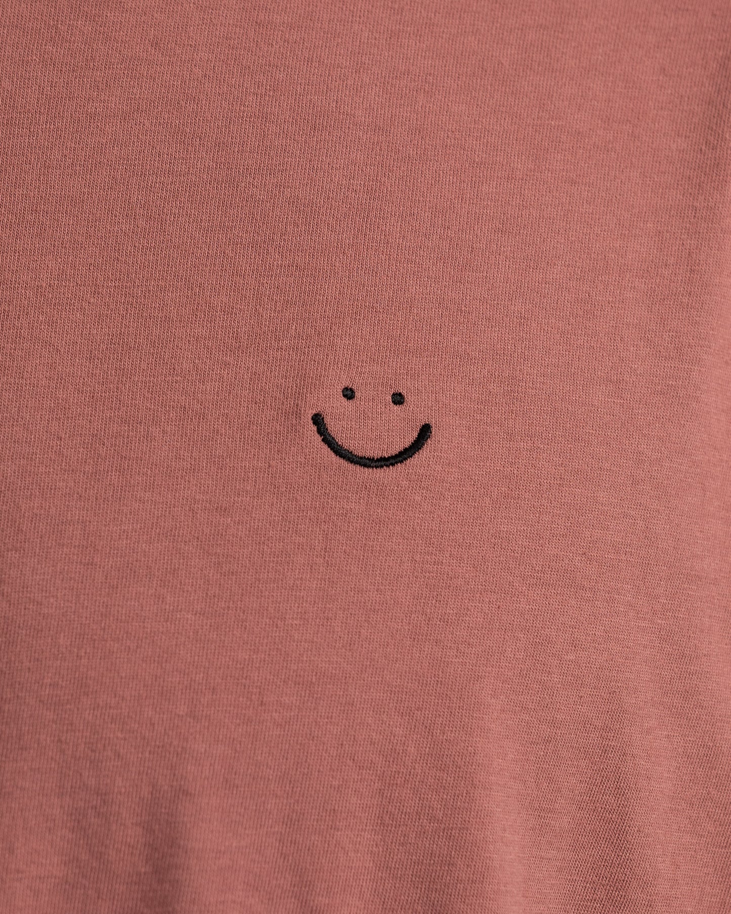 original raw t-shirt burgundy smiley