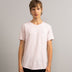 Bandsome original raw t-shirt in lilac smiley - Australian made organic cotton top