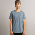 Bandsome original raw t-shirt in steel smiley - Australian made organic cotton top