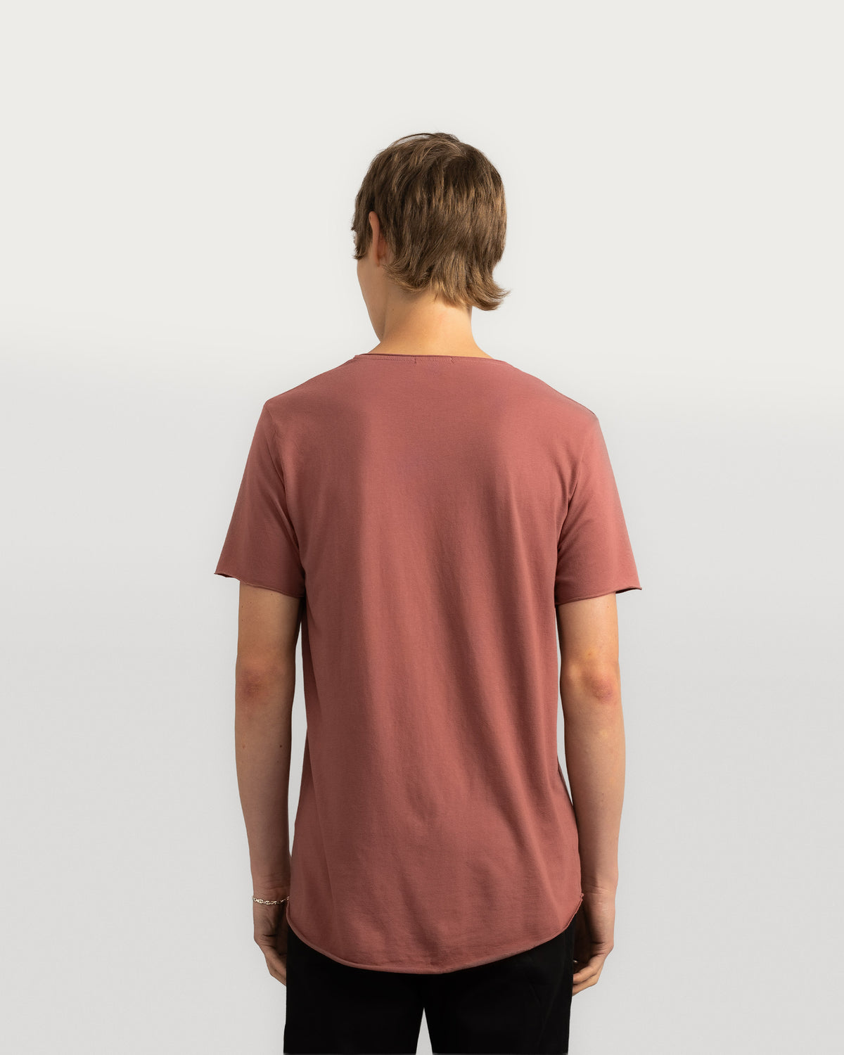 original raw t-shirt burgundy smiley-4