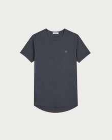 オリジナル ロー Tシャツ チャコールブルー スマイル