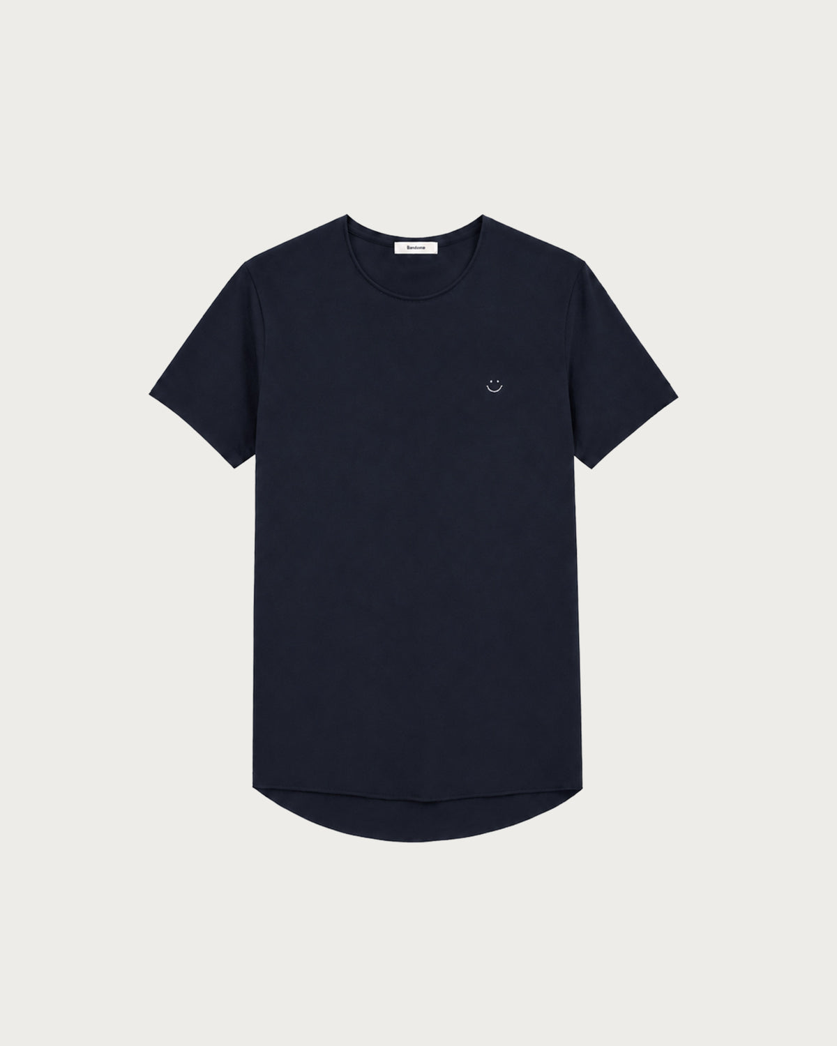 オリジナル 生Tシャツ ネイビー スマイリー