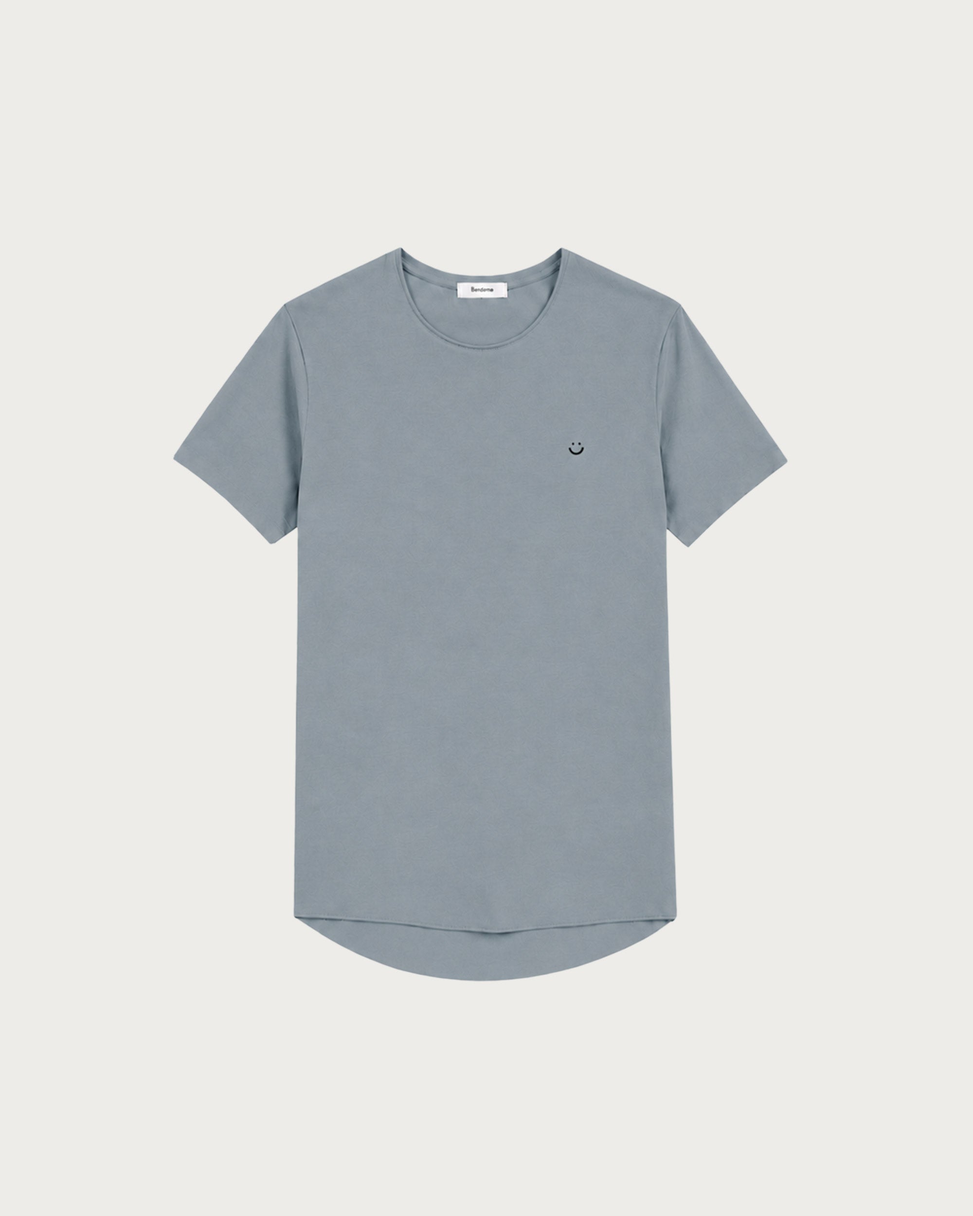 オリジナルロー Tシャツ スチールスマイリー-1