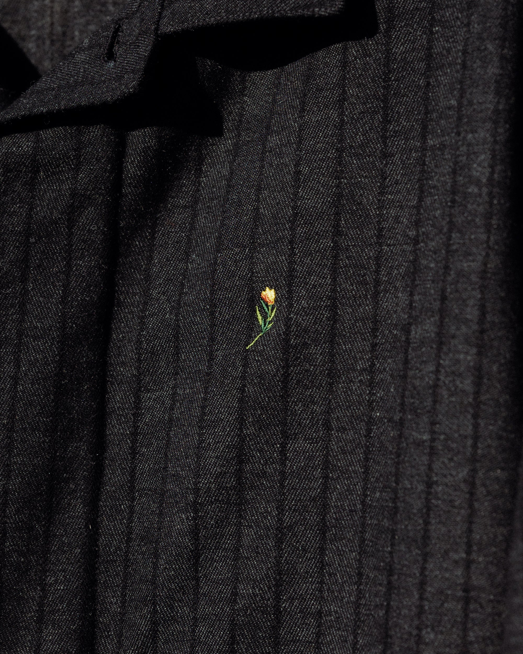 Fairway Albatross Overcoat Charcoal Herringbone-4