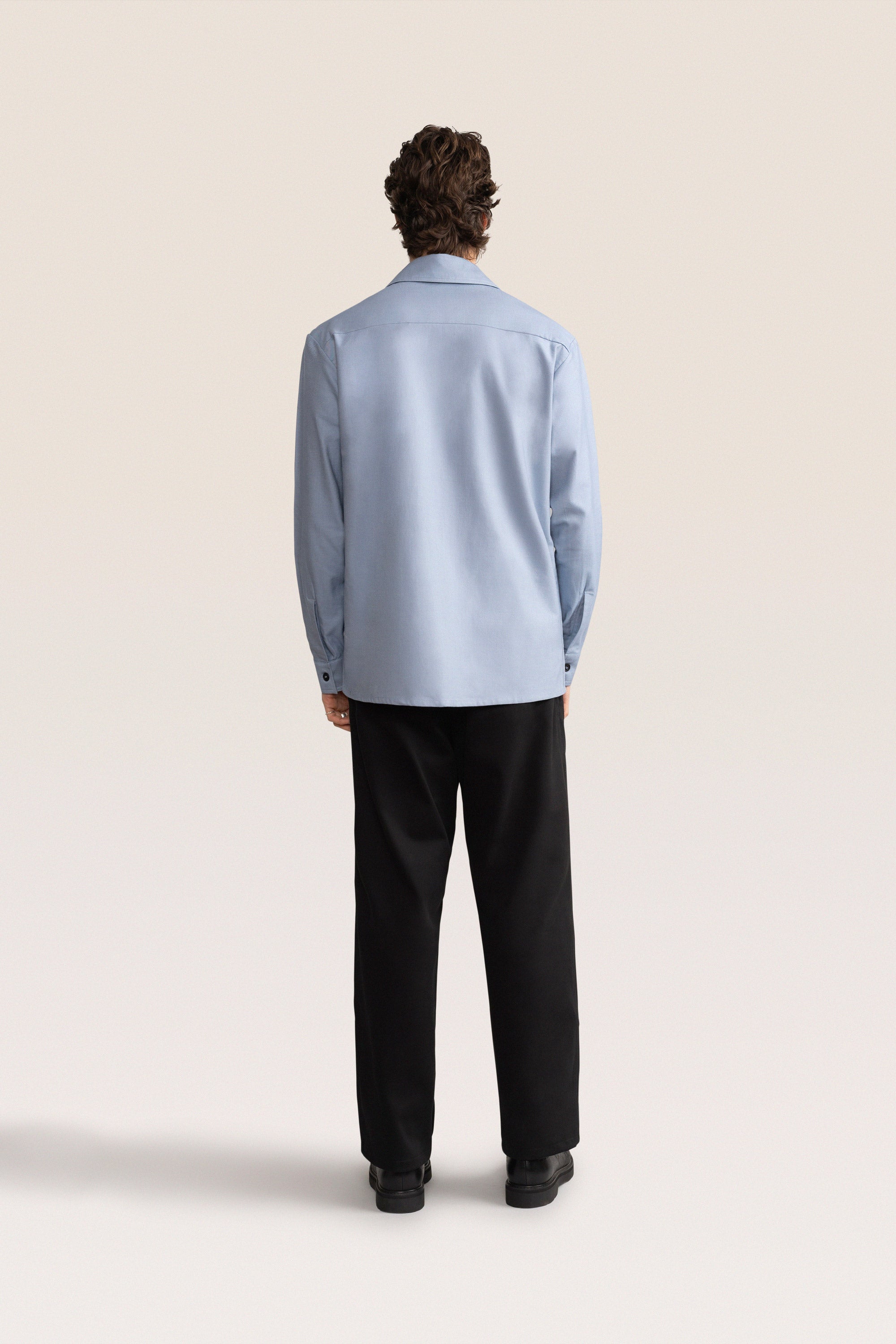 Bandsome Overshirt in Light Blue - Australian made cotton overshirt