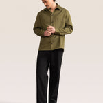 Bandsome Overshirt in Olive - Australian made cotton overshirt