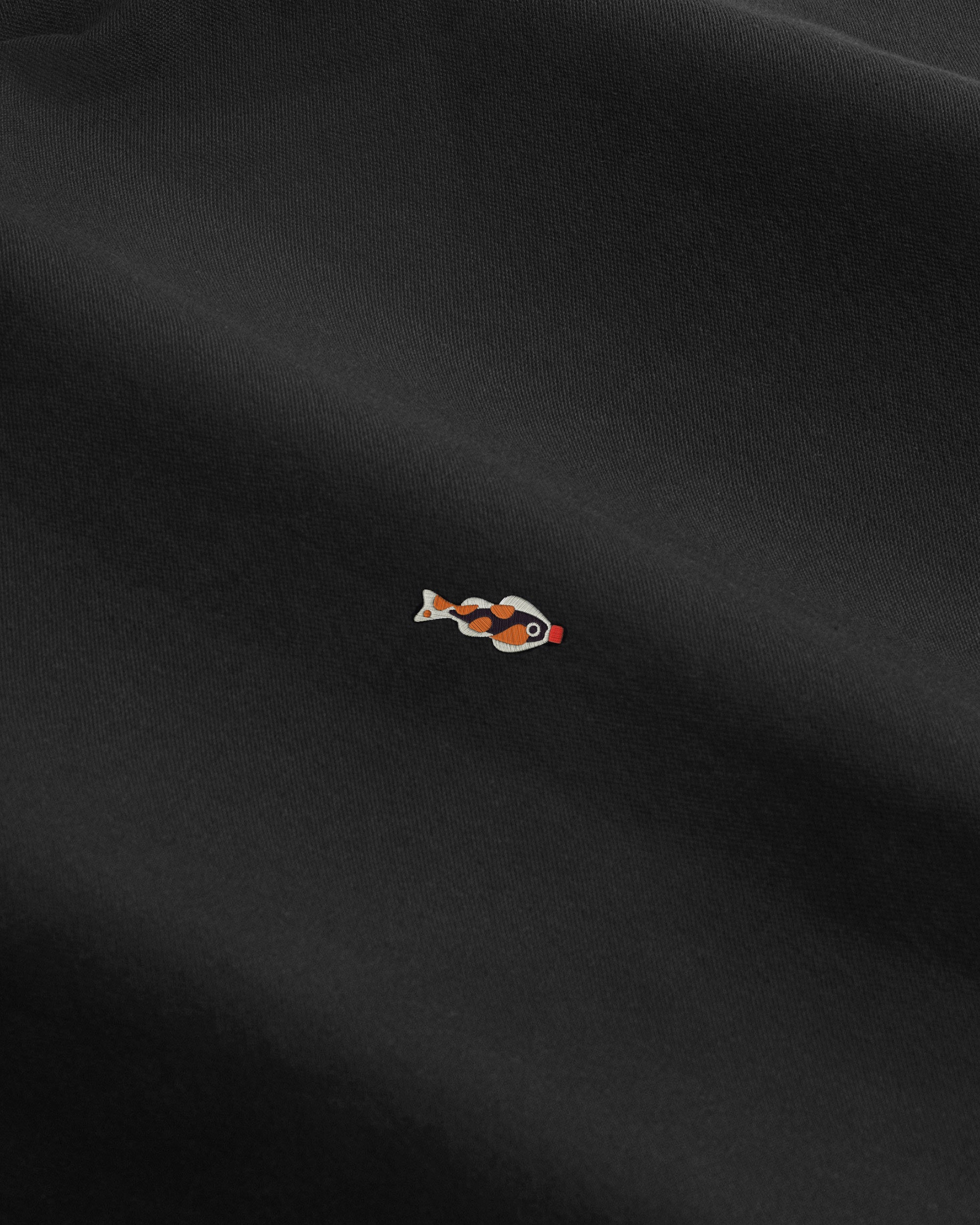 Iki Pique T-Shirt Black Fisherman-3