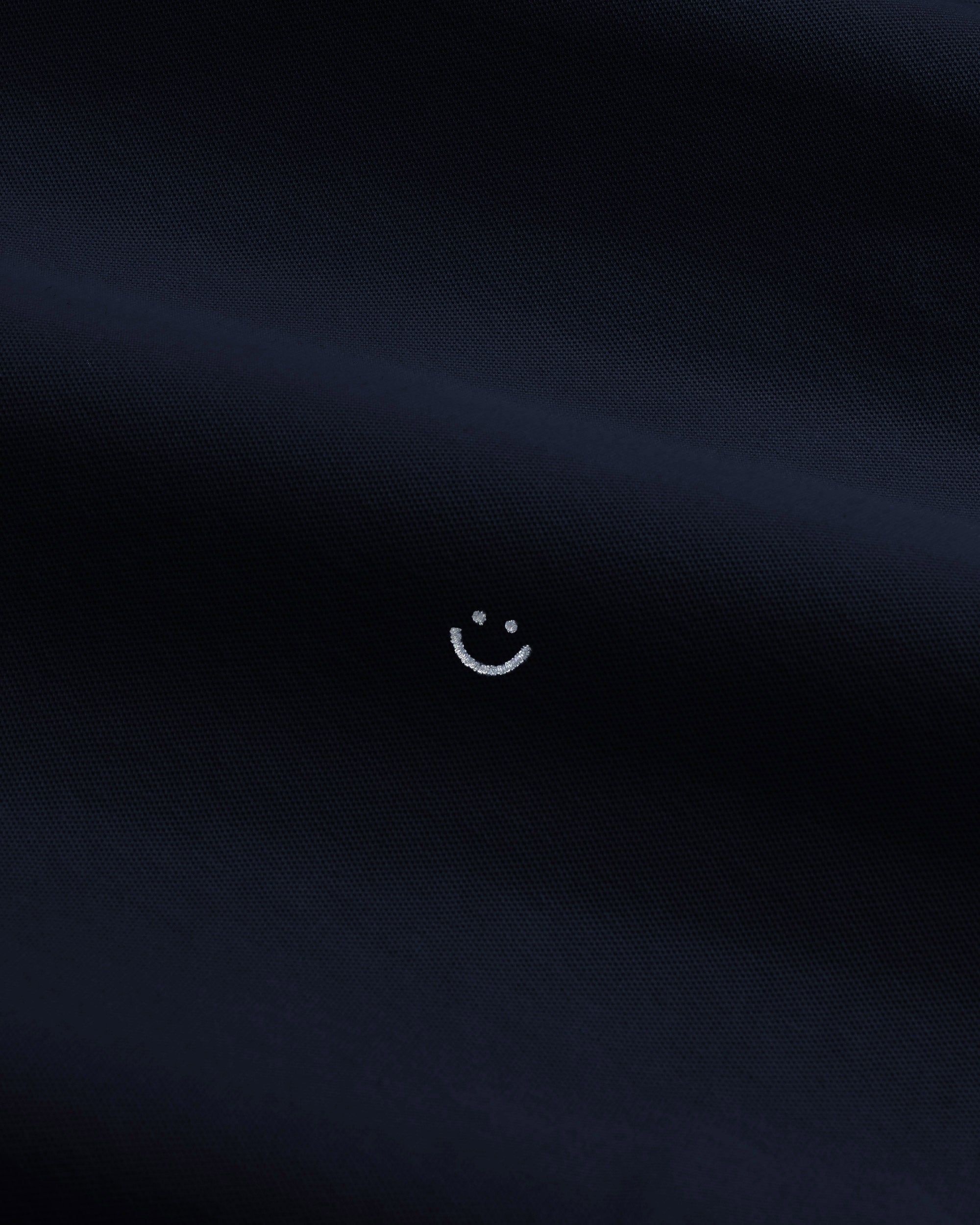 Pique T-Shirt Navy Smiley